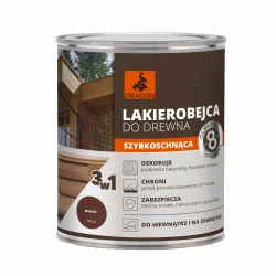 
                  DRAGON Lakierobejca do drewna szybkoschnąca 700ml mahoń DLDS700MA